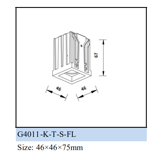 Miniature Recessed LED Multiple Spotlight Square In - Image 6