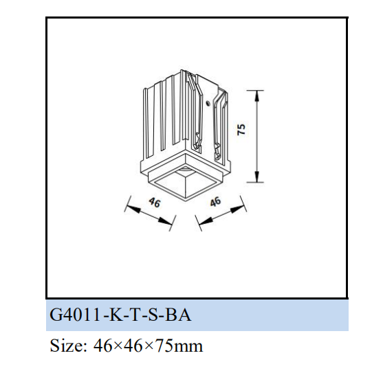 Miniature Recessed LED Multiple Spotlight Square Out - Image 6