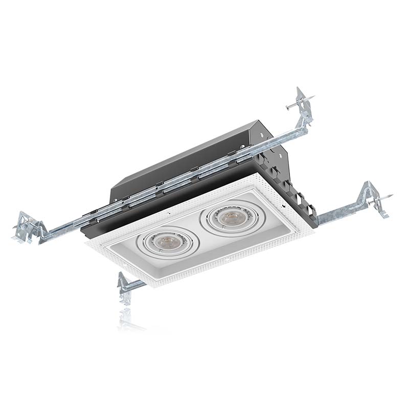 2-Lamp New Construction Mini LED GU10 Multiple Grille Light - Image 5