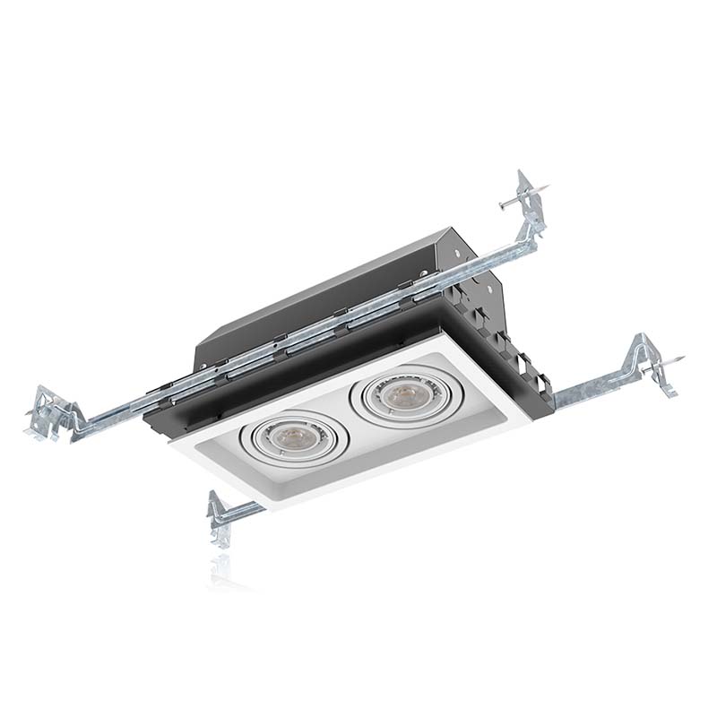 2-Lamp New Construction Mini LED GU10 Multiple Grille Light - Image 4