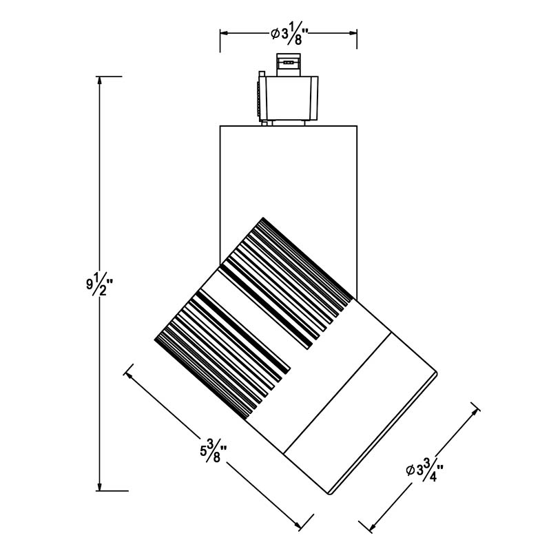 45W J/H/L Type Track System 3CCT COB LED Track K3023L Gallery Lighting - Image 2