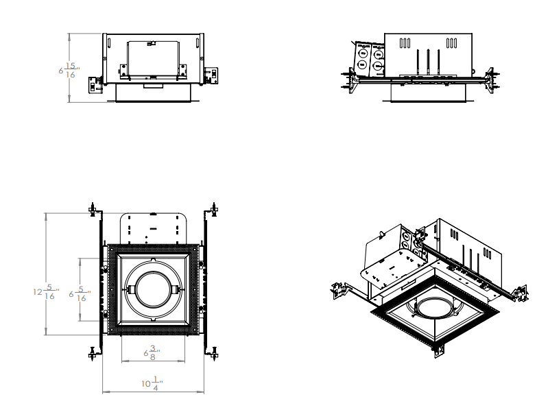 Recessed Multiple Downlight Single light LED RGBW - Image 3