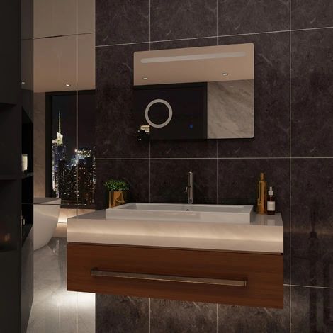 Liteharbor Frameless Customized Size LED Bathroom Magnifying Mirror Light - Image 2