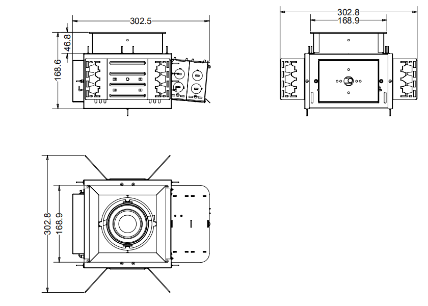 Commercial 1-Lamp New Construction Multiple Recessed Downlight - Image 2