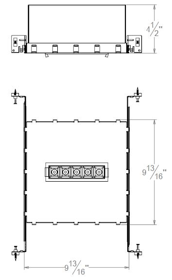 Trimmed/Trimless IC Airtight Vertical Mini LED Multiple Downlight With 5 Lamps - Image 2