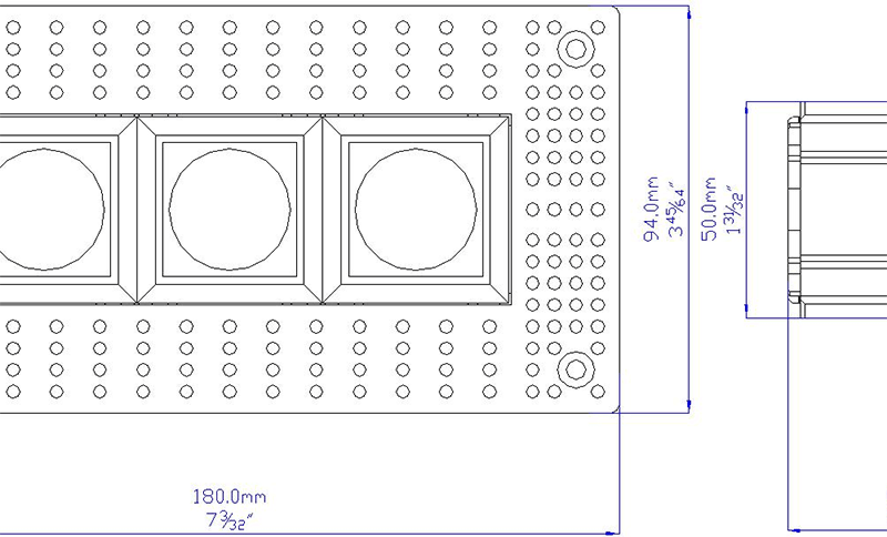 Residential Modular LED Recessed Multiple Downlight with 3 Heads - Image 4