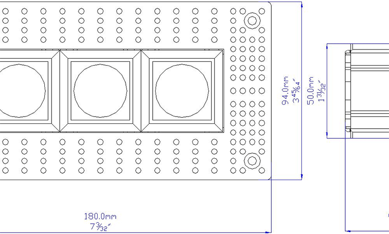 New Design Miniature LED Multiple Recessed Downlight with 3 Heads - Image 4