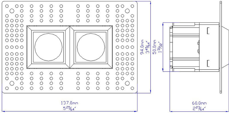 New Design Trimless Miniature LED Multiple Recessed Downlight with 2 Heads - Image 5