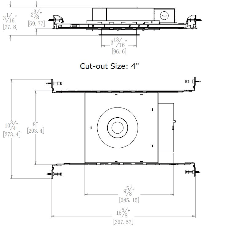 Hotel Lighting 3'' LED Commercial Downlight Round Trimmed - Image 2