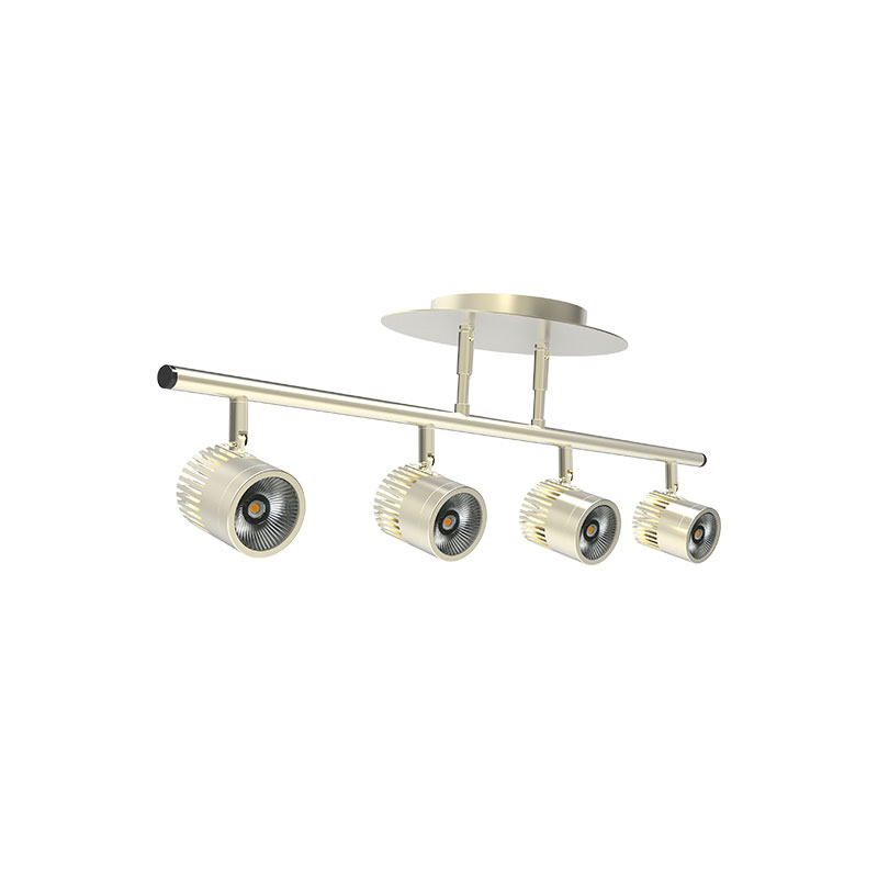 Line Volt. Die-casting LED COB Track Light 4 Head