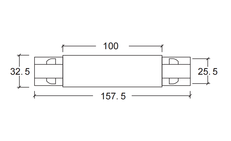 4 Line I-Connector Track Light Accessories K642-02 - Image 2