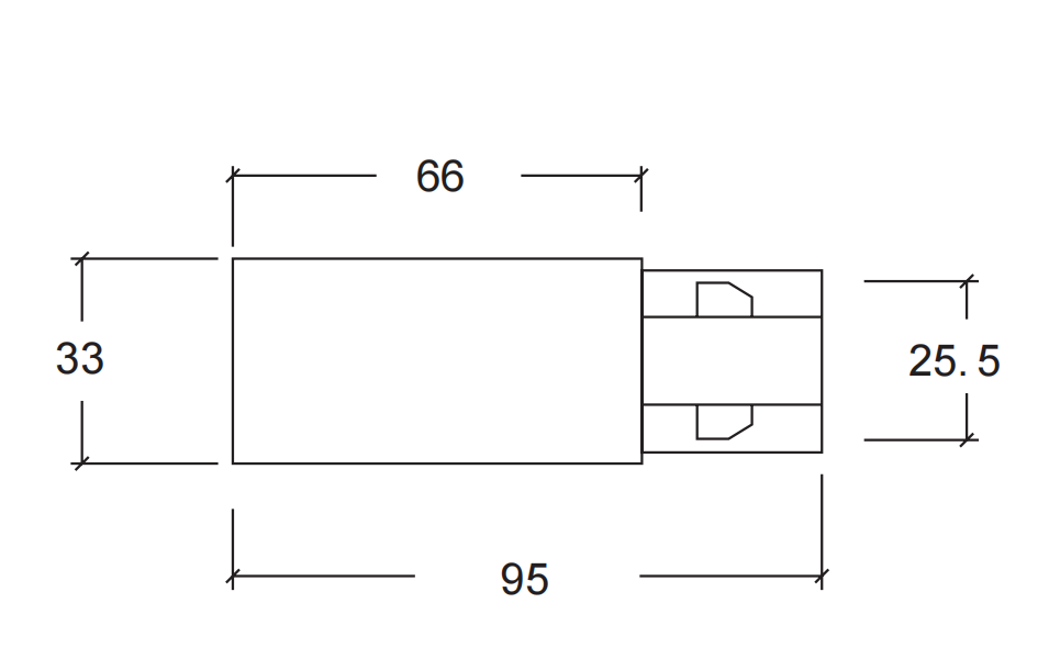 4 Line Track Connector K641-02 - Image 2