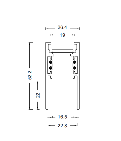 Track Light Accessories Magnet system series K5-M-A - Image 2