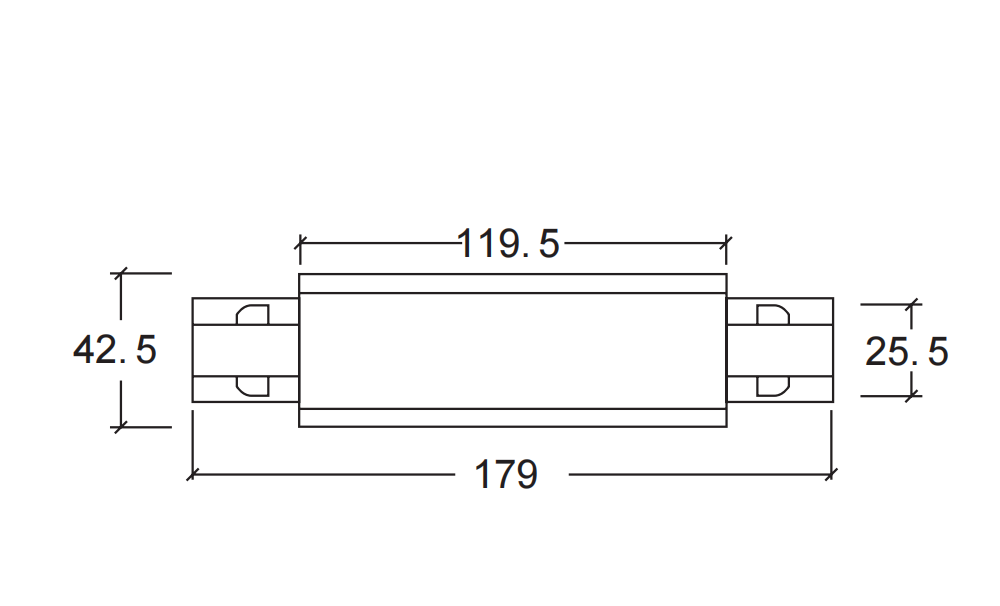 4 Line I-Connector Track Light Accessories K642-01 - Image 2
