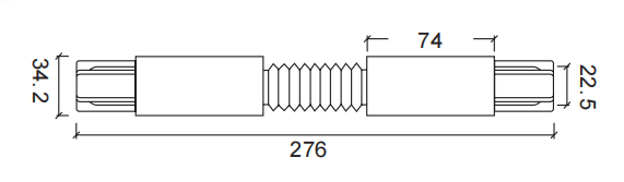 2 Line Track Flexible Track Connector K627-T - Image 2