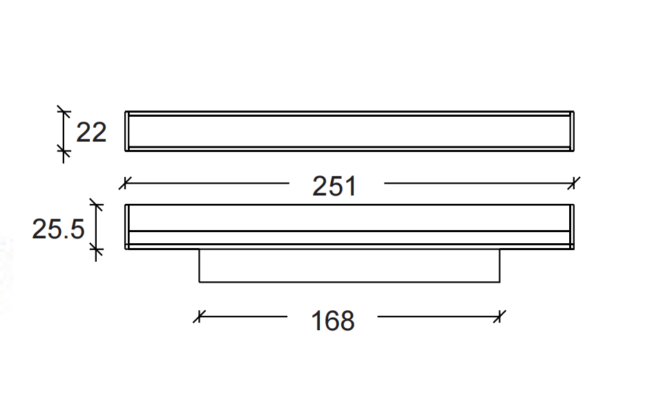 Anti-glare Magnetic Track System Panel Linear Light DG3009 - Image 2