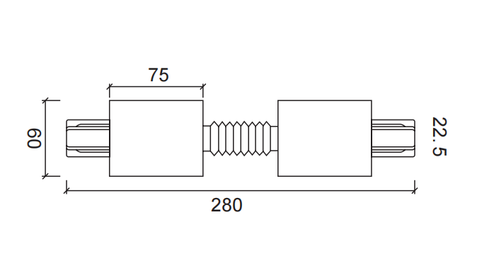 2 Line Track Flexible Track Connector K627-TR - Image 2