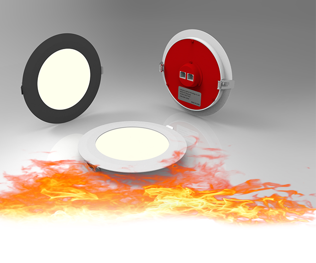 Manufacturer 4" Fire Rated Recessed LED Slim Panel Light with POE Solution - Image 2