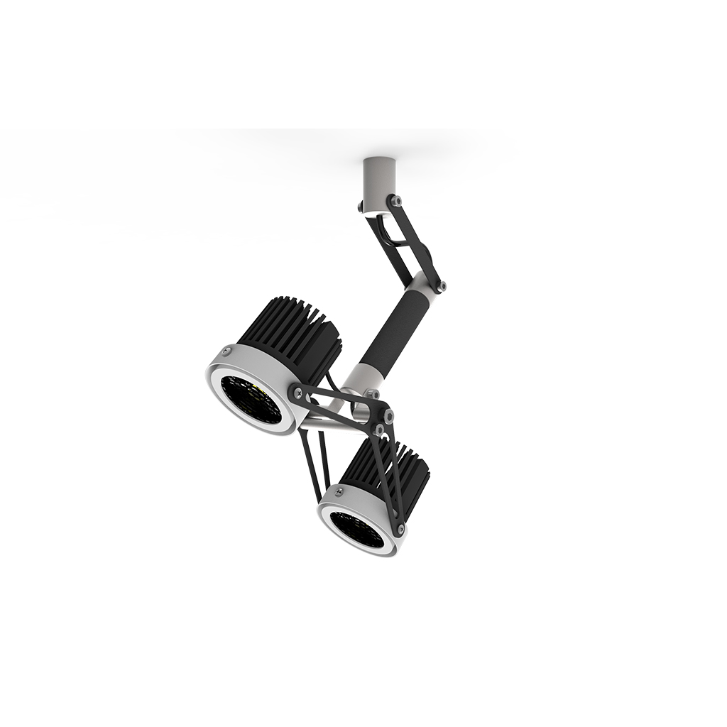 Morph Series-Pole mounting（Double-downlight)New fashion - Image 3