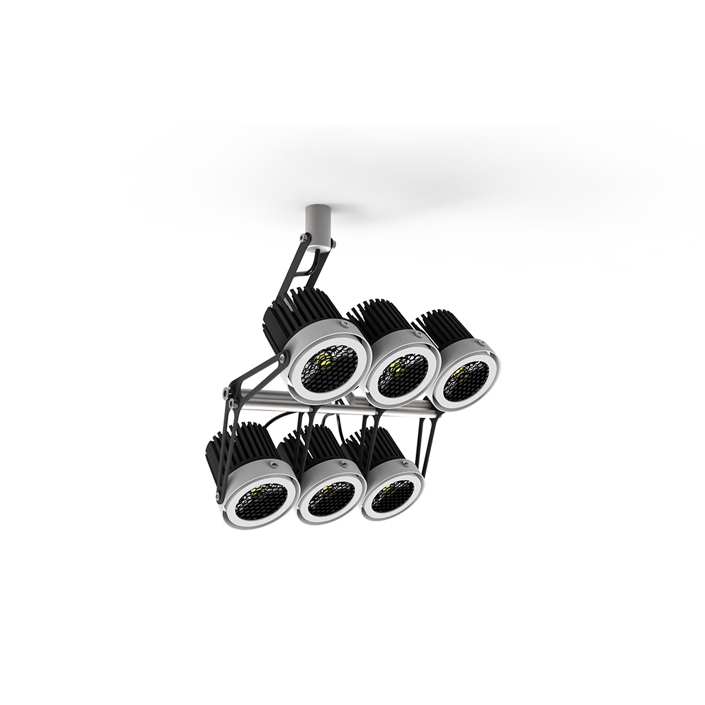Morph Series-Pole mounting（Six-downlight)New fashion