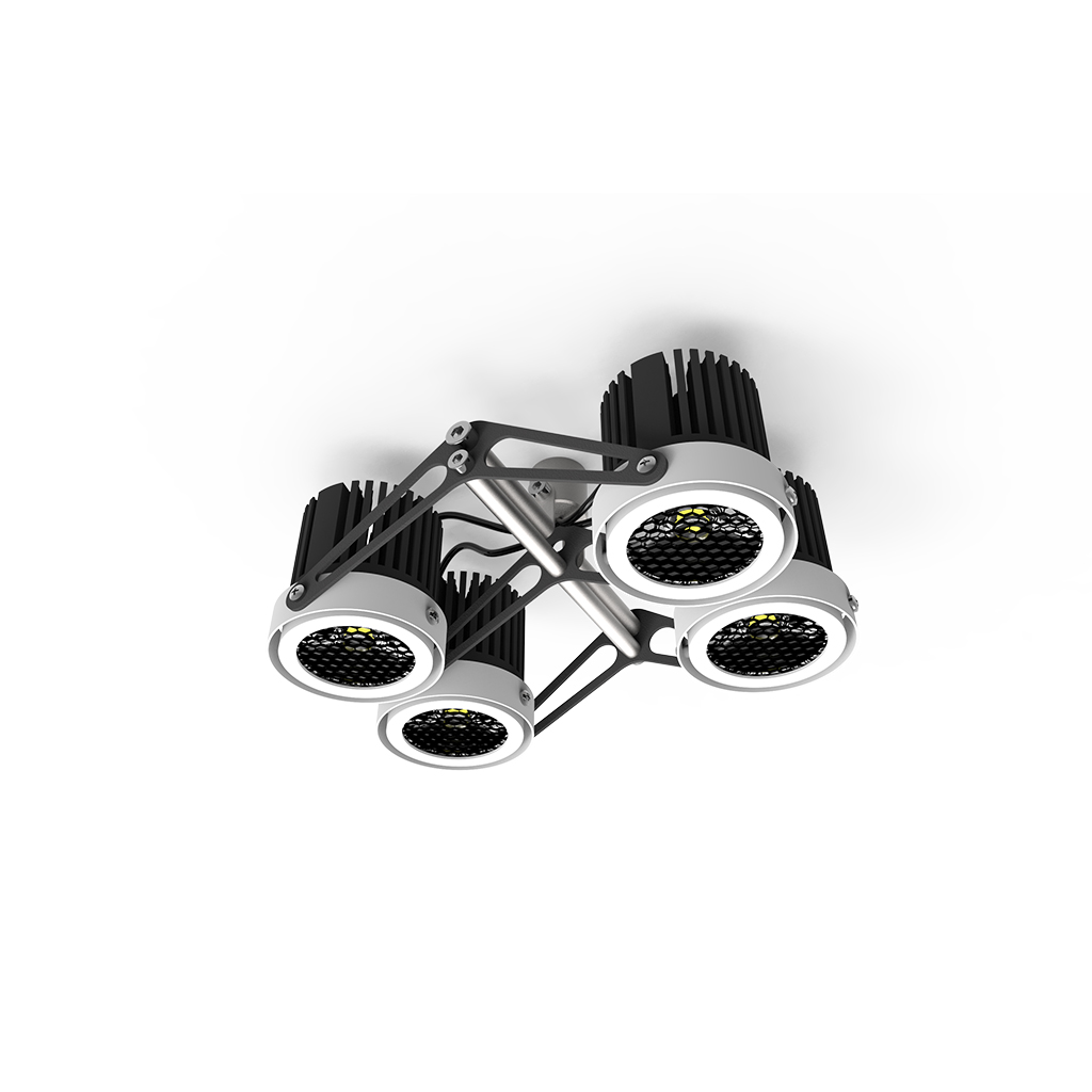 Morph Series-Pole mounting（Four-downlight)New fashion - Image 6